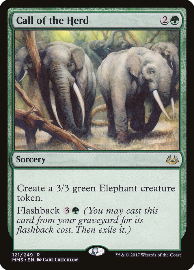 Call of the Herd card front