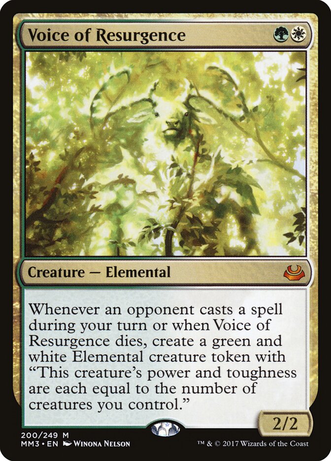Voice of Resurgence card front