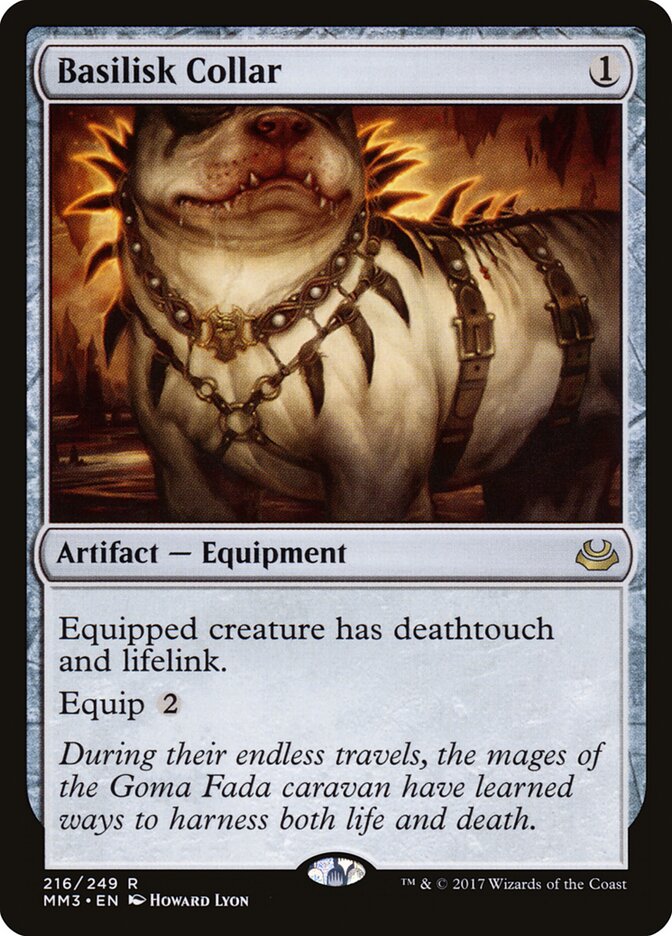 Basilisk Collar card front
