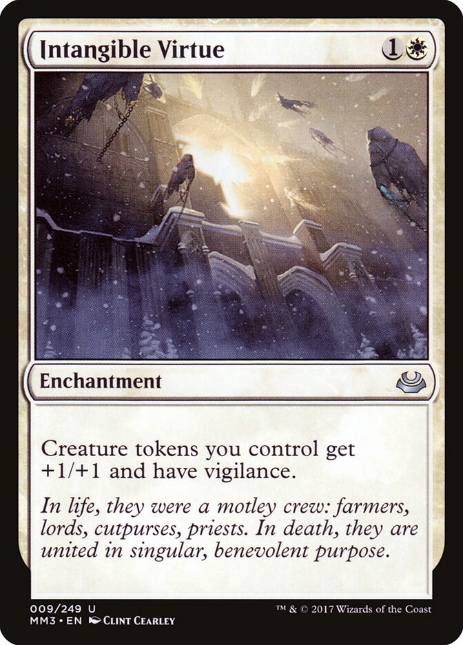 Intangible Virtue card front