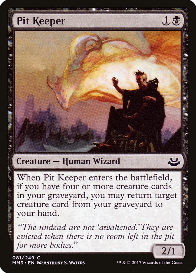 Pit Keeper card front