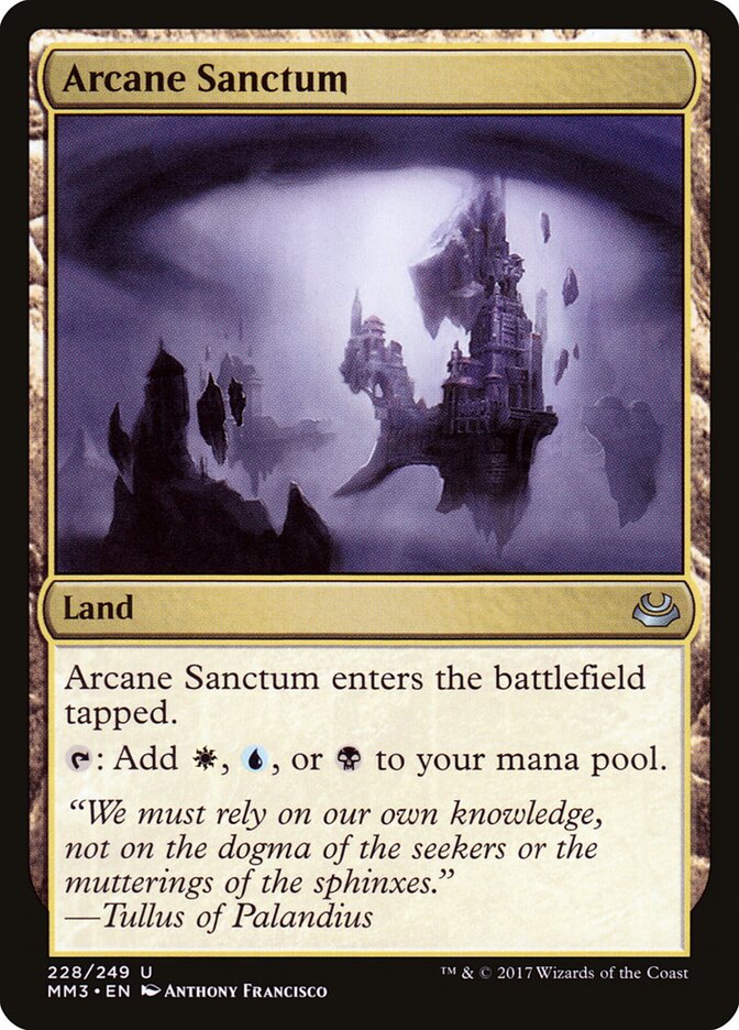 Arcane Sanctum card front
