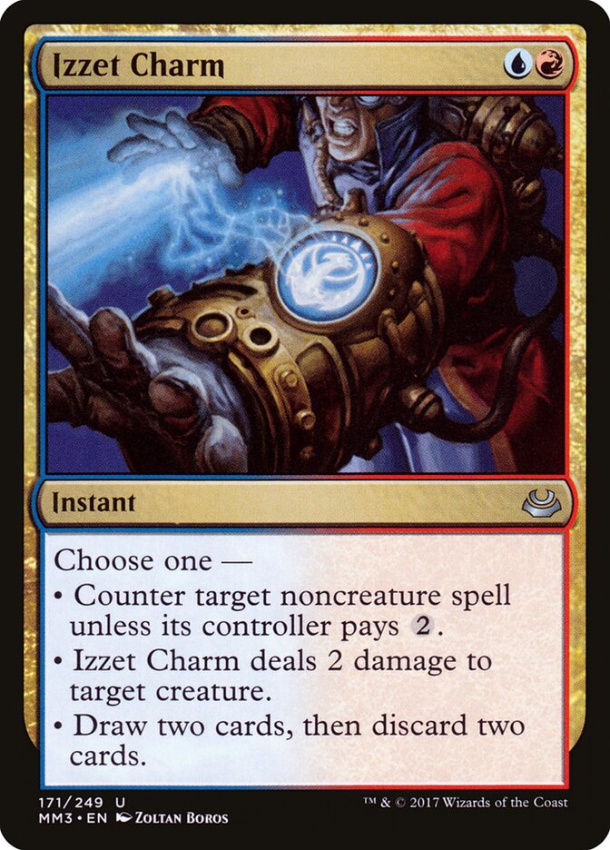 Izzet Charm card front