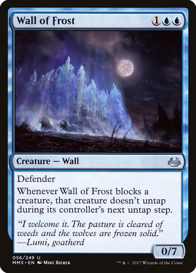 Wall of Frost card front