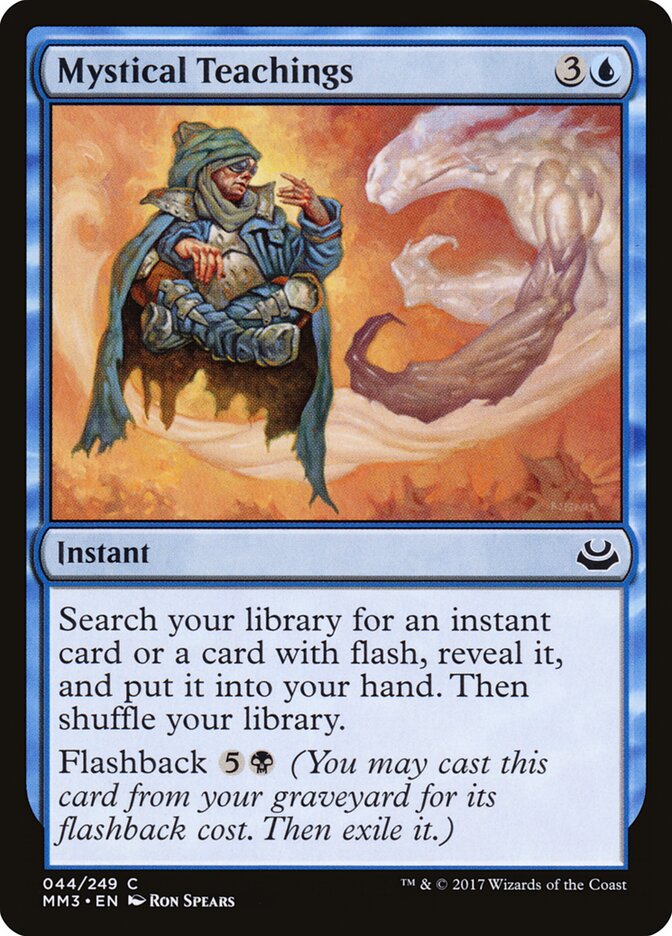 Mystical Teachings card front
