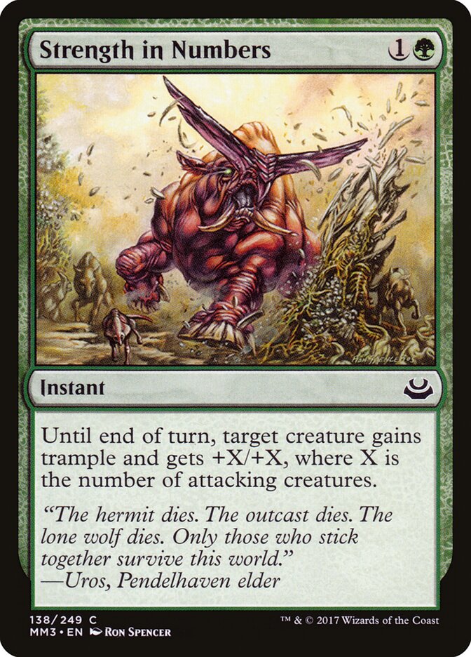 Strength in Numbers card front