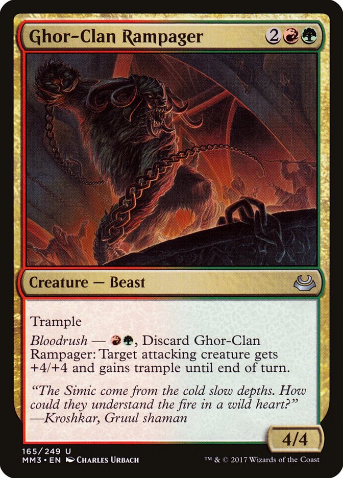 Ghor-Clan Rampager card front
