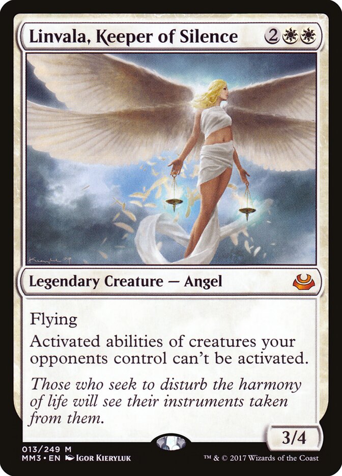 Linvala, Keeper of Silence card front