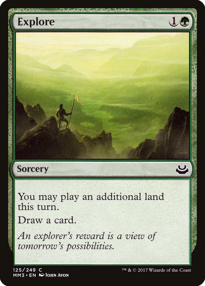 Explore card front