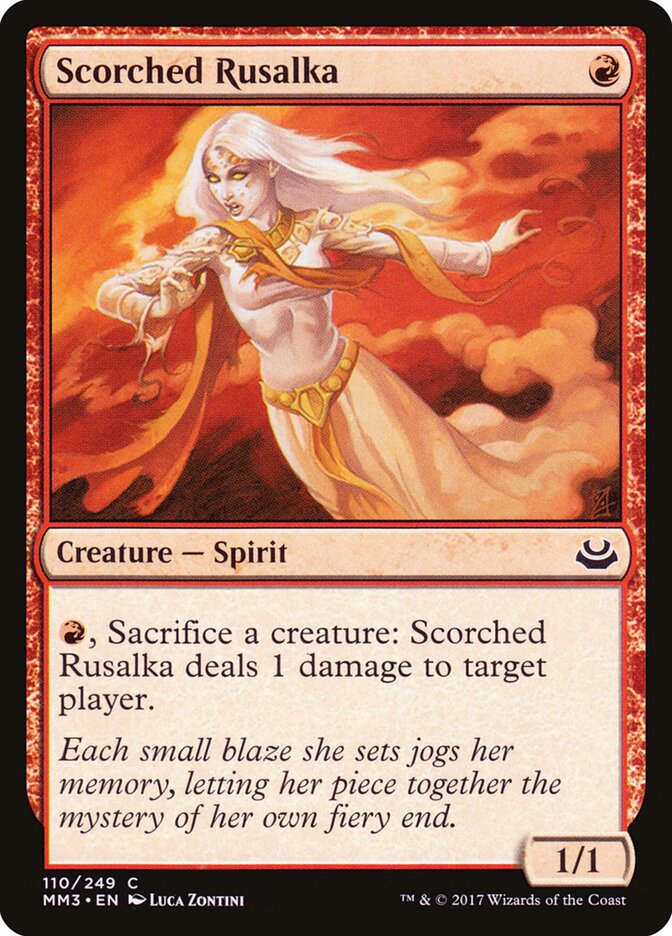 Scorched Rusalka card front