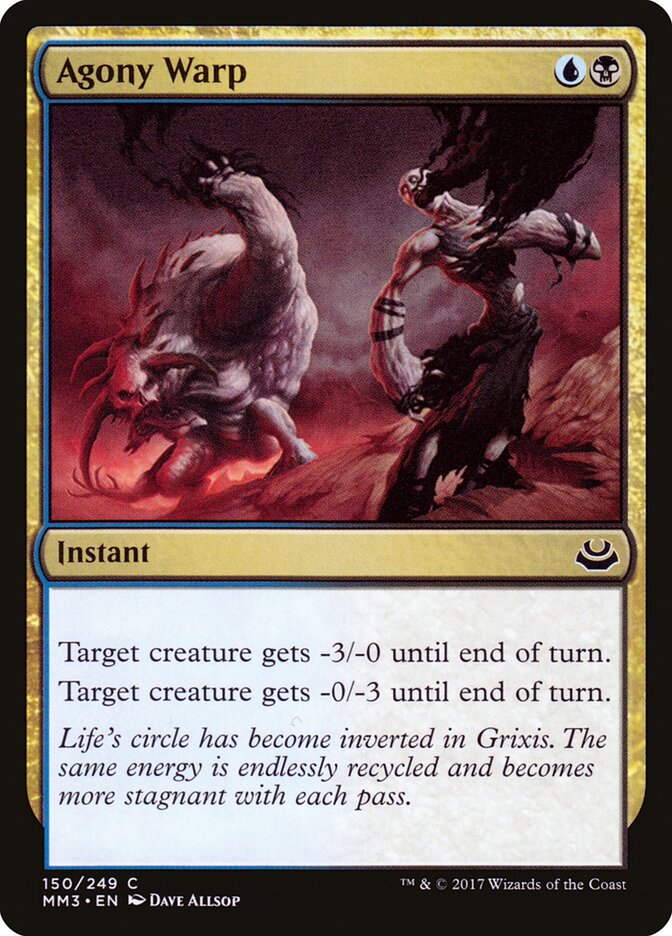 Agony Warp card front
