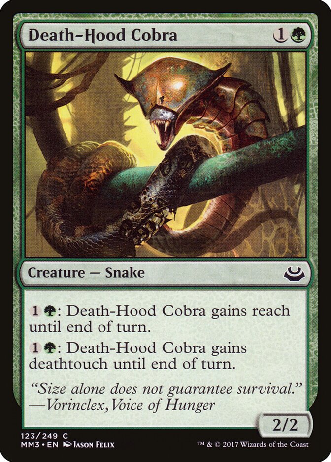 Death-Hood Cobra card front