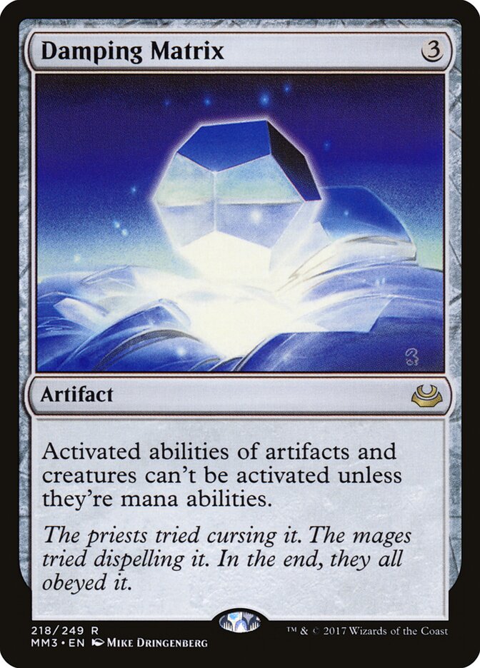 Damping Matrix card front