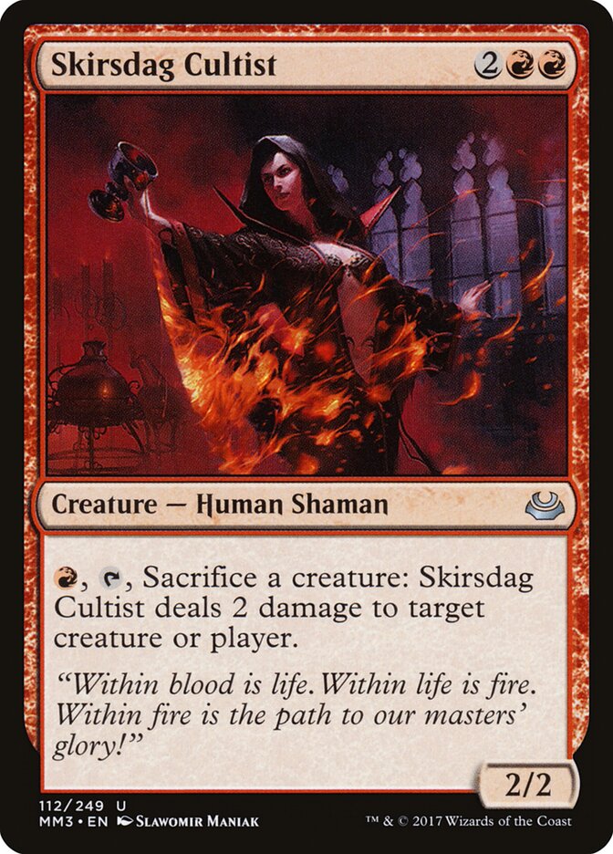 Skirsdag Cultist card front