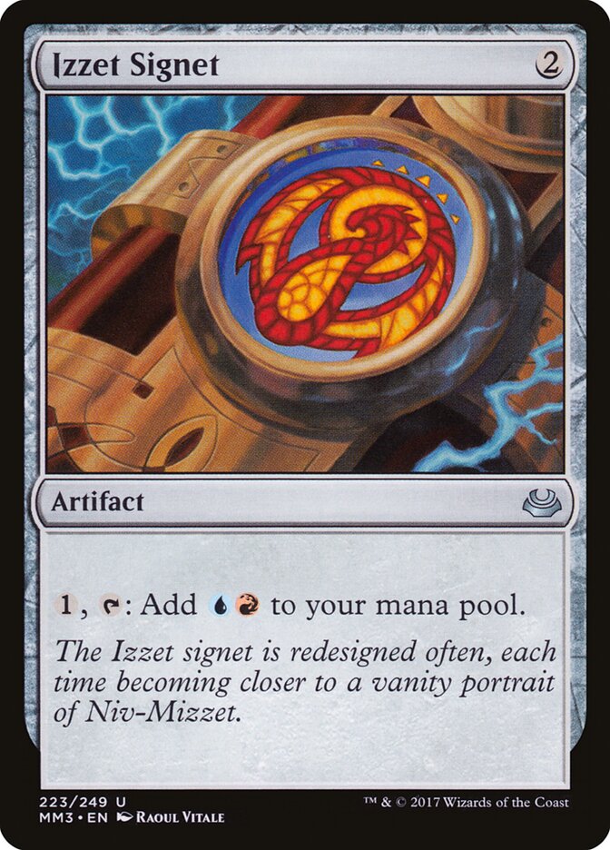 Izzet Signet card front