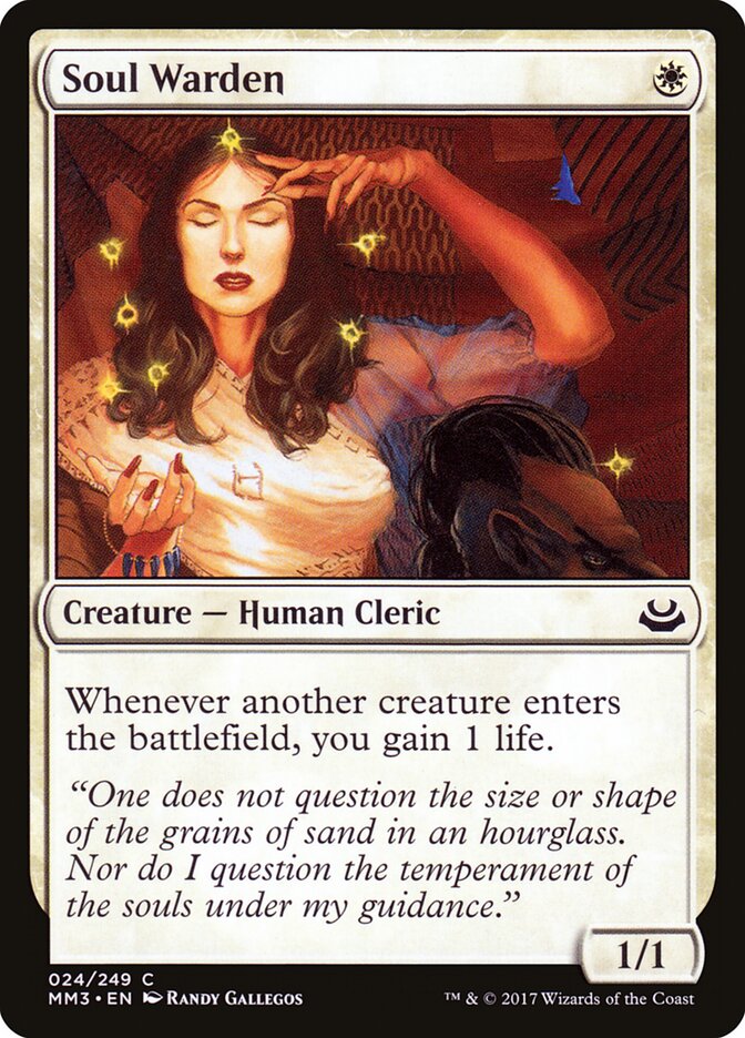 Soul Warden card front