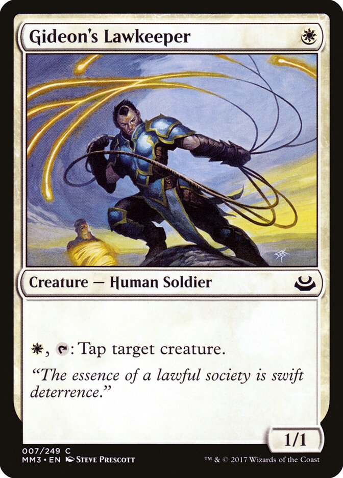 Gideon's Lawkeeper card front