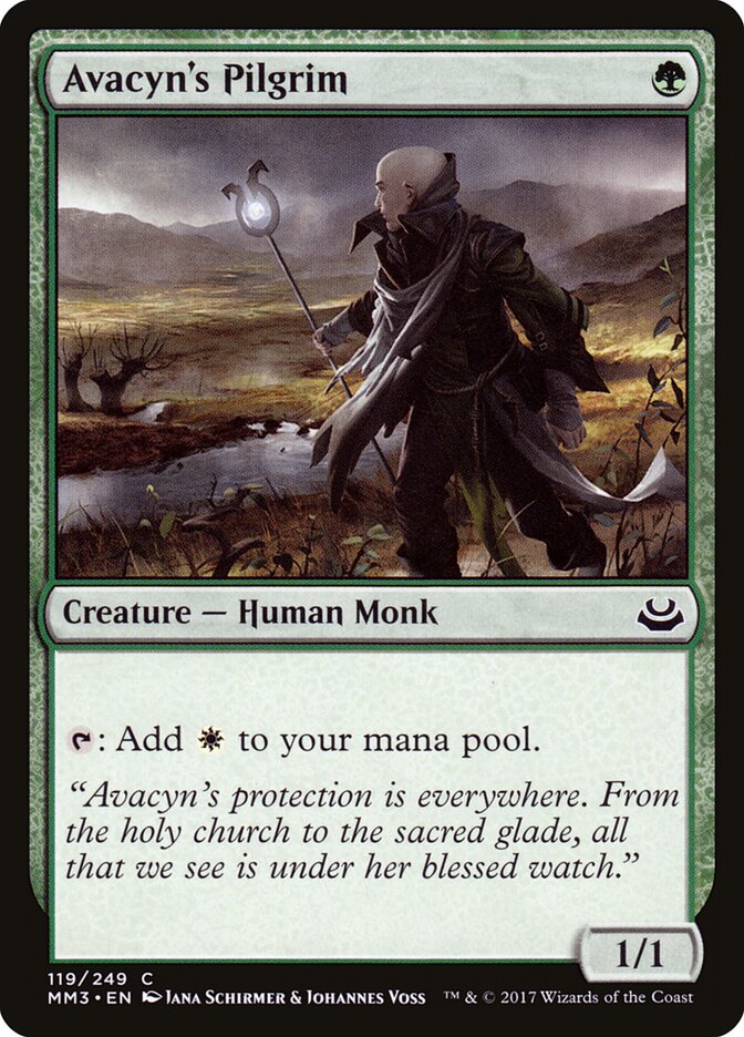 Avacyn's Pilgrim card front