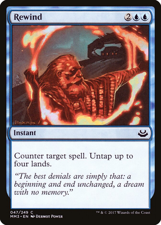 Rewind card front