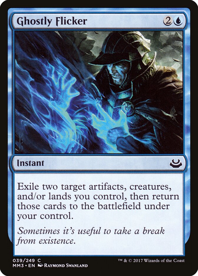 Ghostly Flicker card front