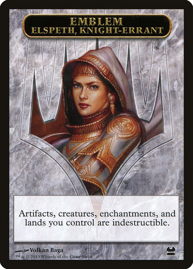 Elspeth, Knight-Errant Emblem card front
