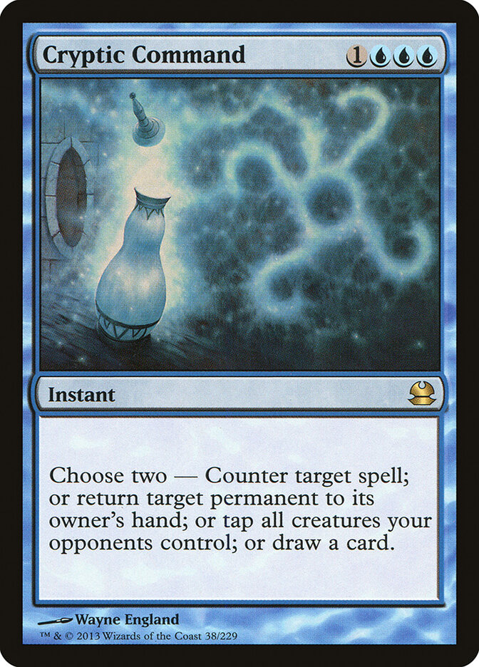 Cryptic Command card front