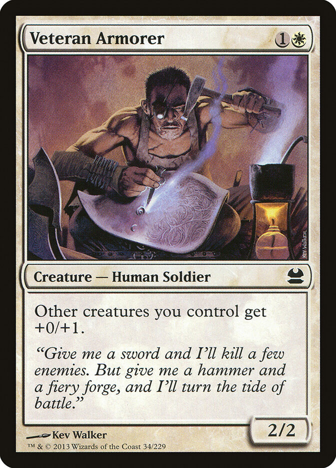 Veteran Armorer card front