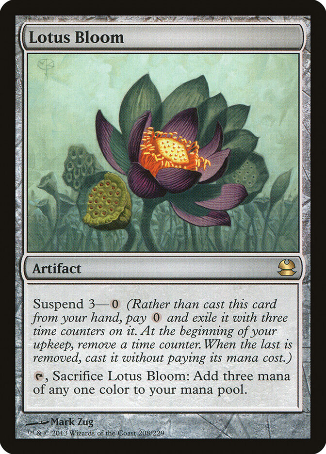 Lotus Bloom card front