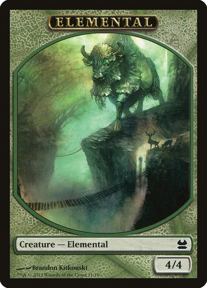 Elemental card front