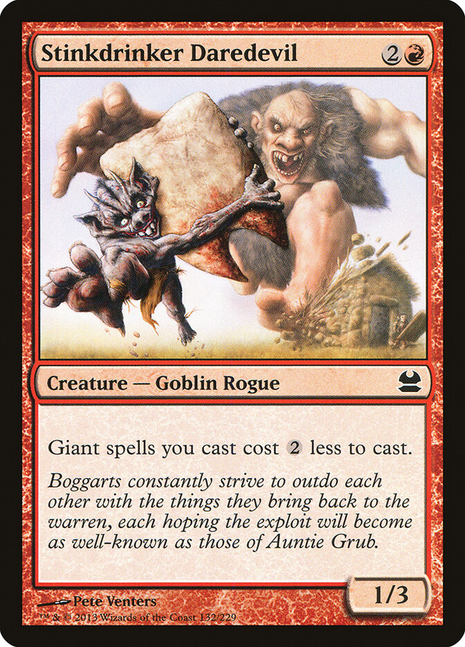 Stinkdrinker Daredevil card front