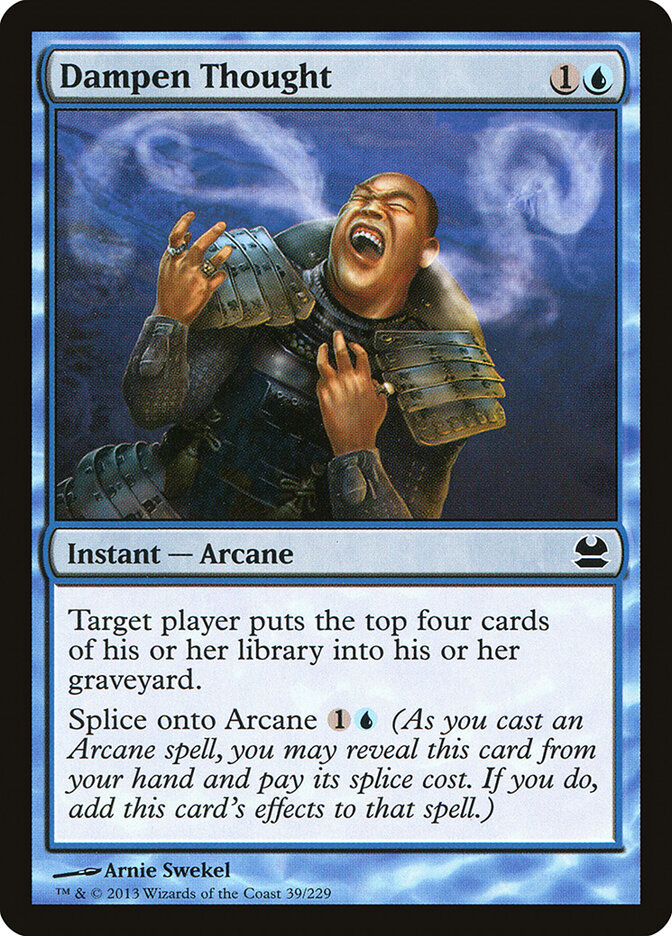 Dampen Thought card front