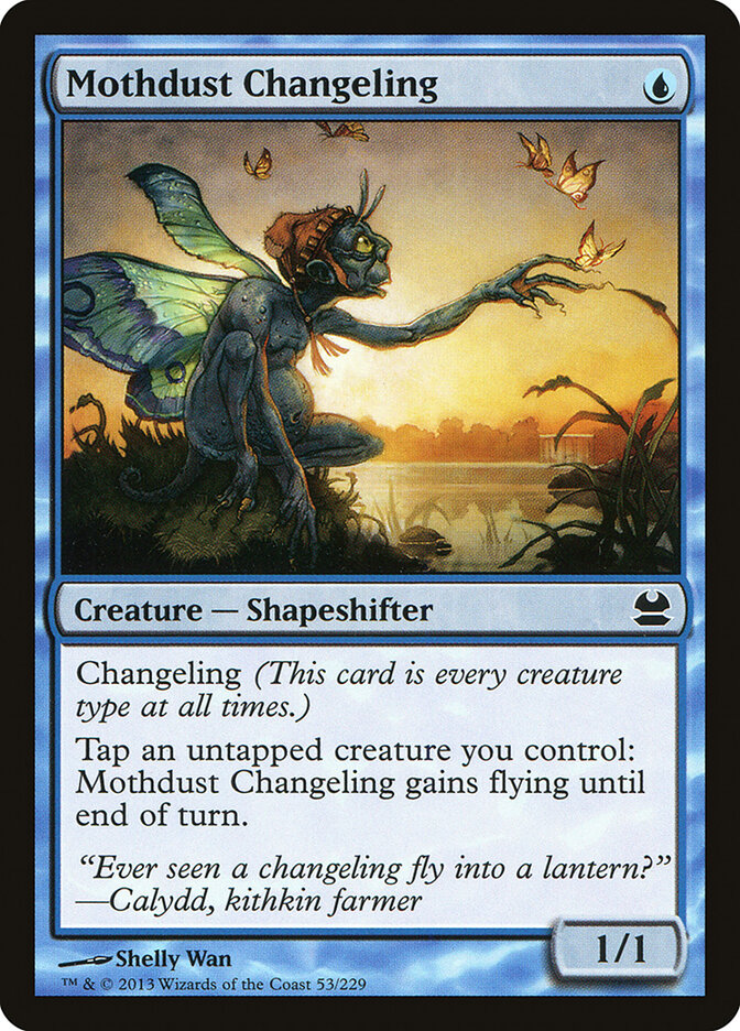 Mothdust Changeling card front
