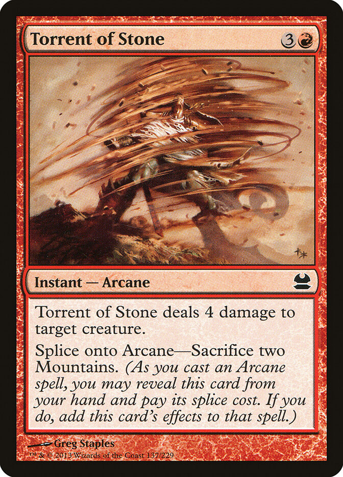 Torrent of Stone card front