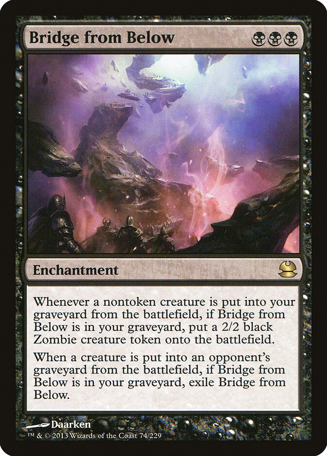 Bridge from Below card front