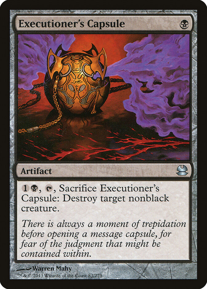 Executioner's Capsule card front