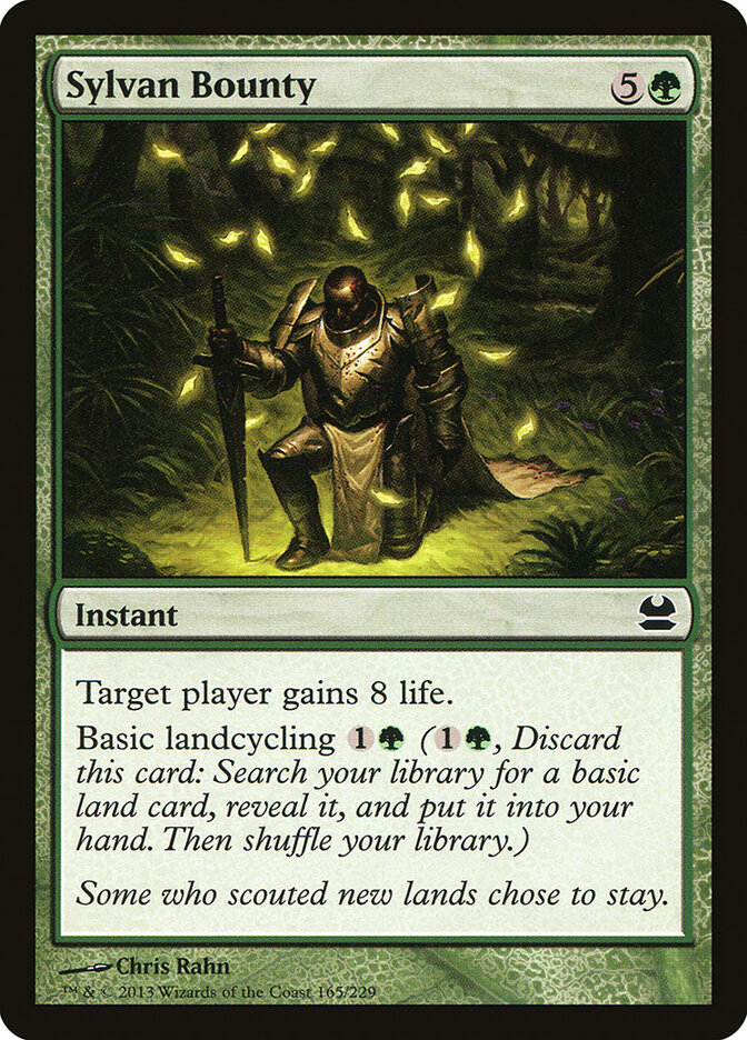 Sylvan Bounty card front