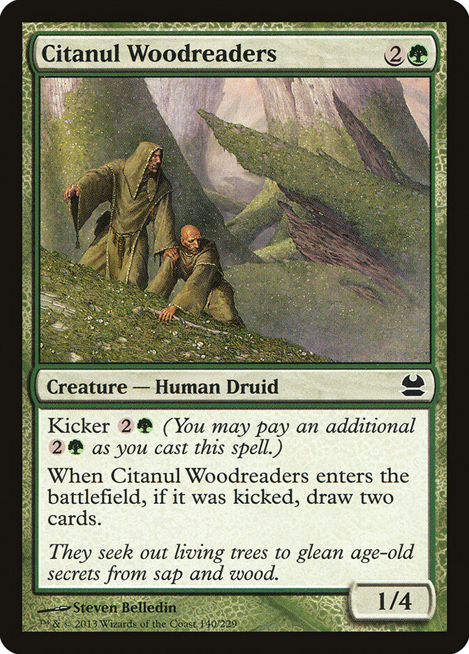 Citanul Woodreaders card front