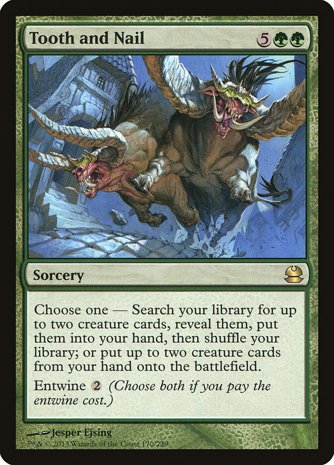 Tooth and Nail card front