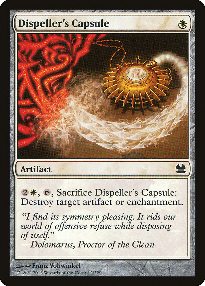 Dispeller's Capsule card front
