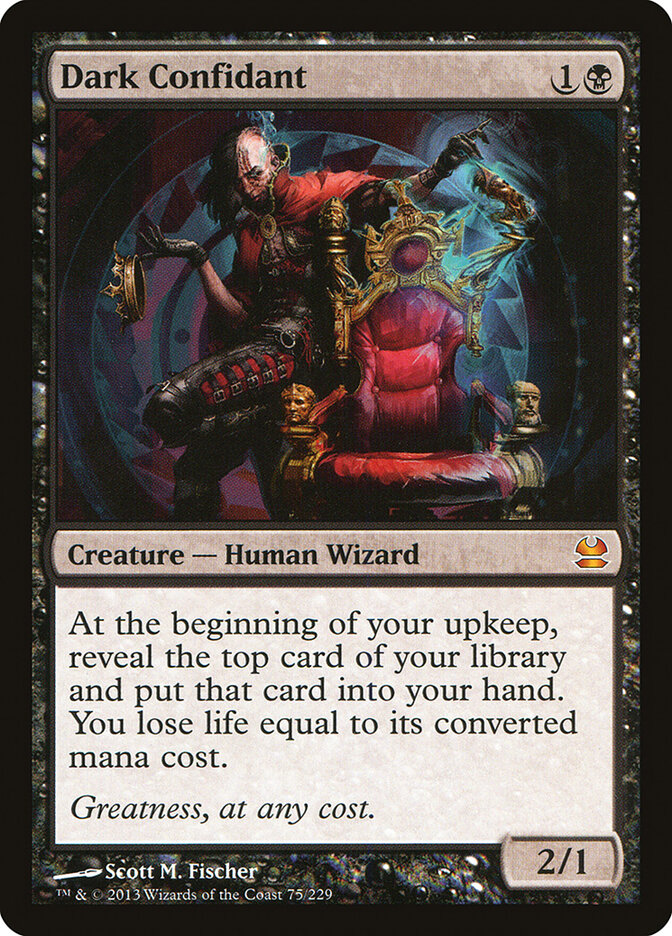Dark Confidant card front