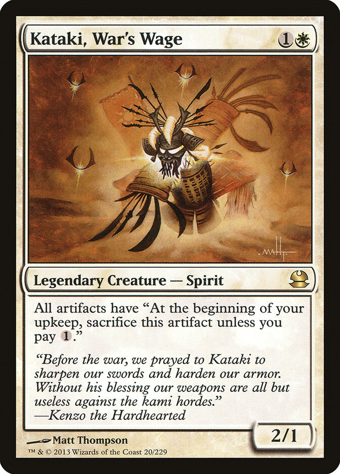 Kataki, War's Wage card front