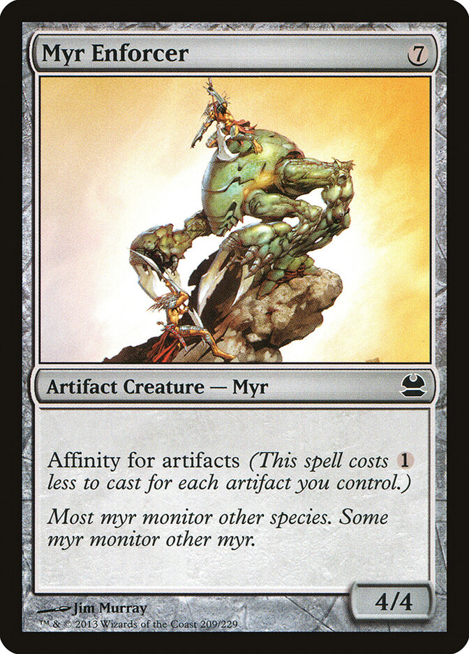 Myr Enforcer card front
