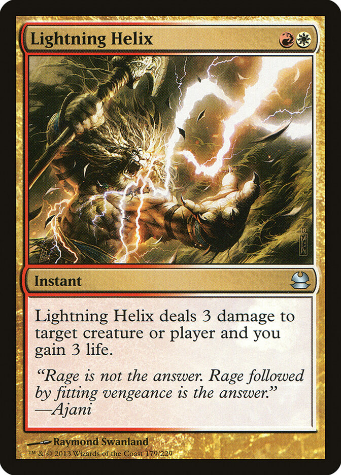 Lightning Helix card front