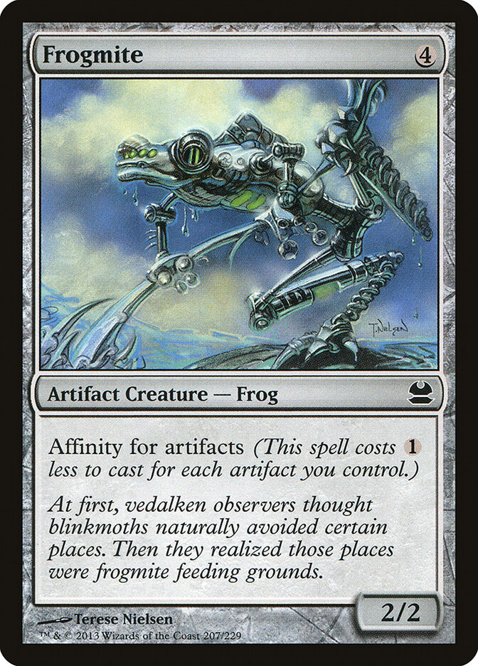Frogmite card front