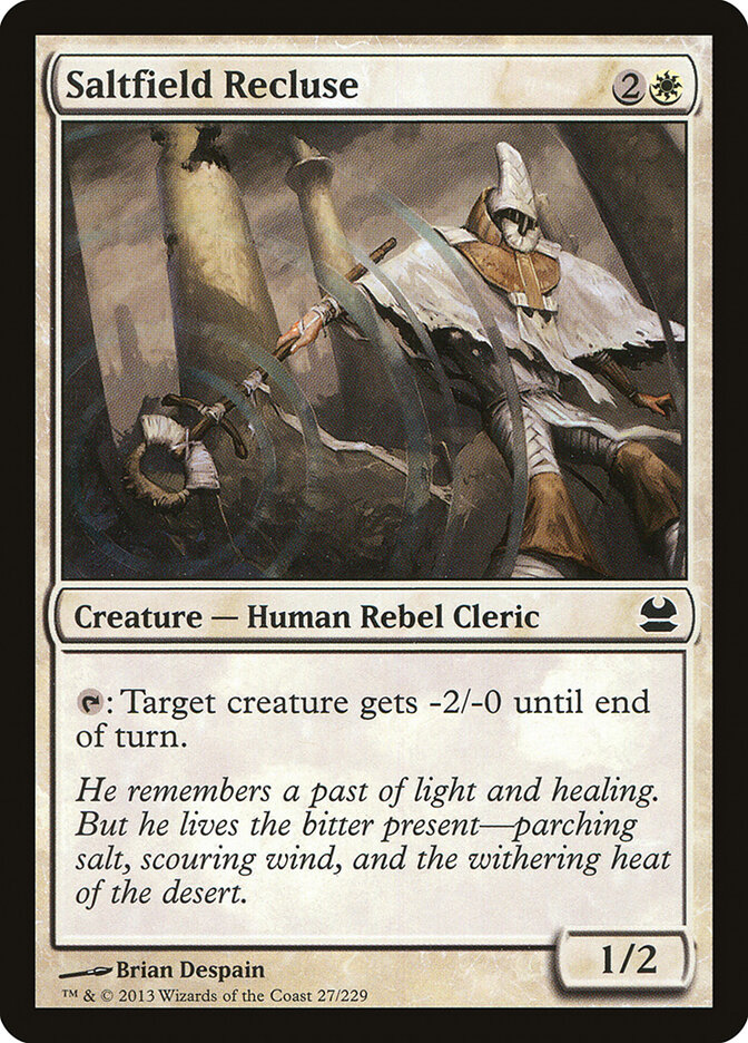 Saltfield Recluse card front