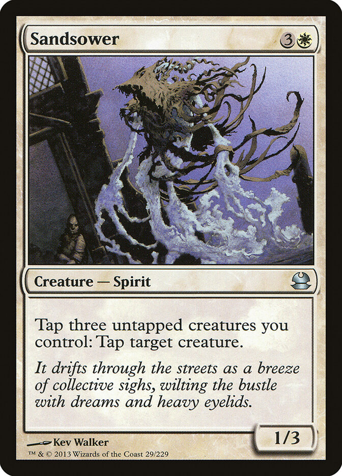 Sandsower card front