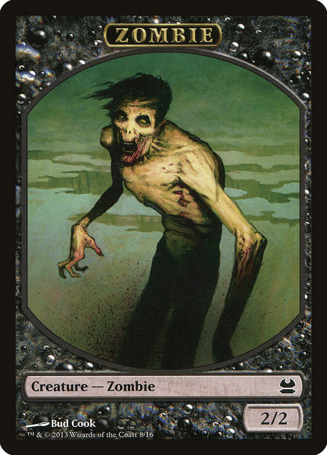 Zombie card front
