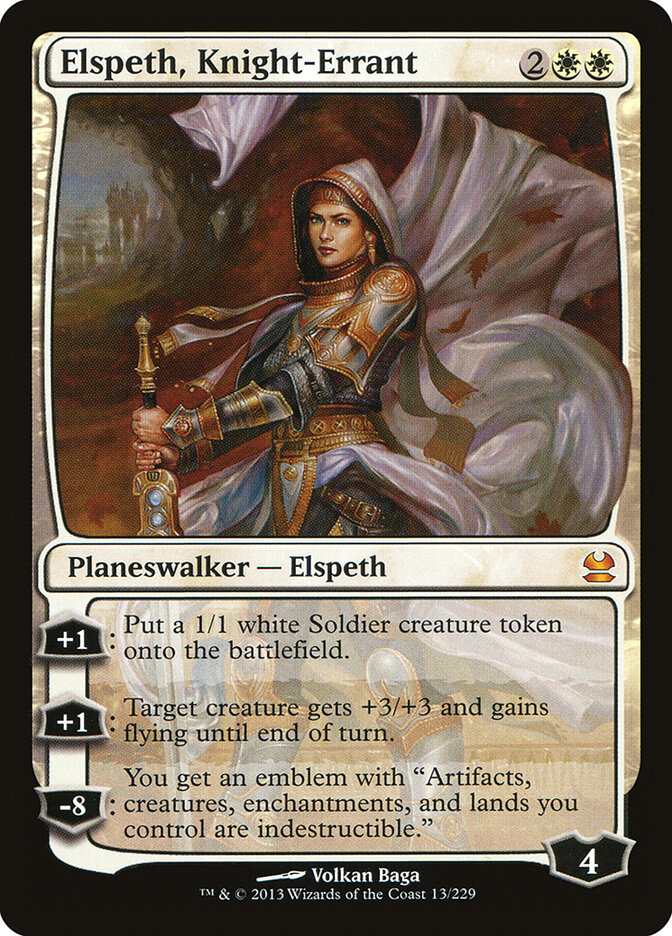 Elspeth, Knight-Errant card front