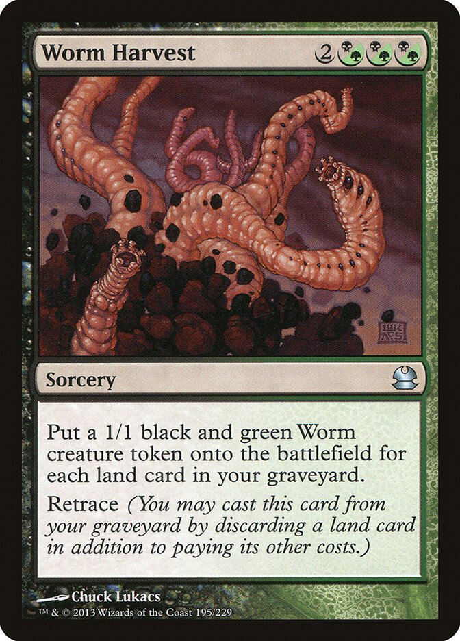 Worm Harvest card front