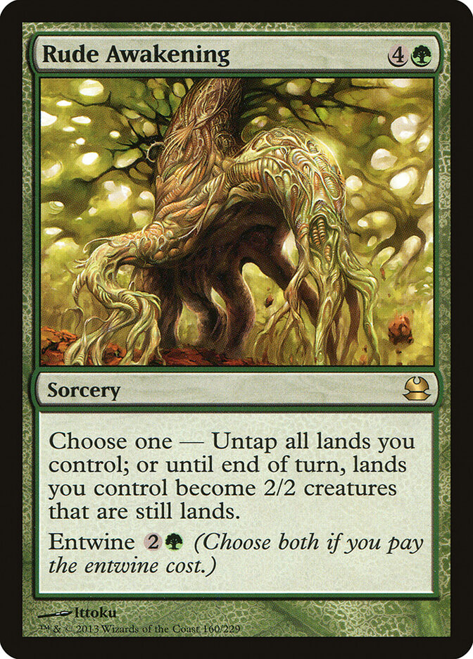 Rude Awakening card front